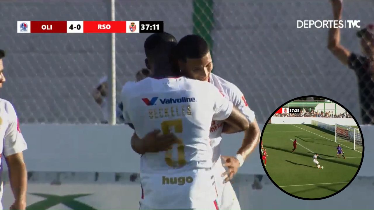 Así fue el primer gol de Kevin López con el Olimpia en el torneo Clausura
