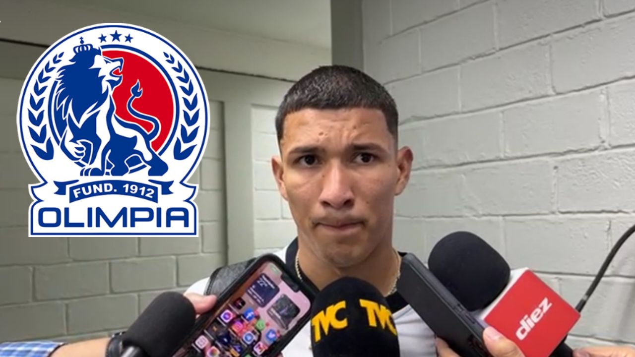 Kevin López expresa lo que sintió tras anotar un gol vistiendo la camisa del Olimpia