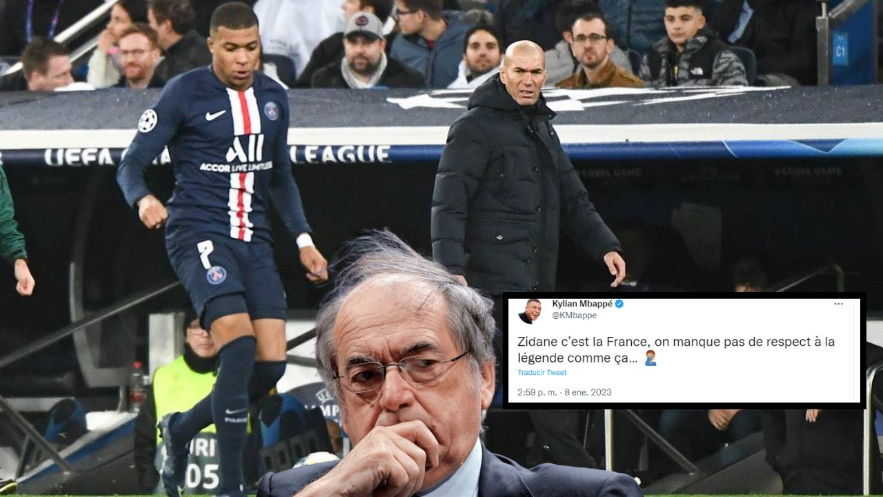 Mbappé defiende a Zidane y le deja indirecta al presidente de la Federación Francesa