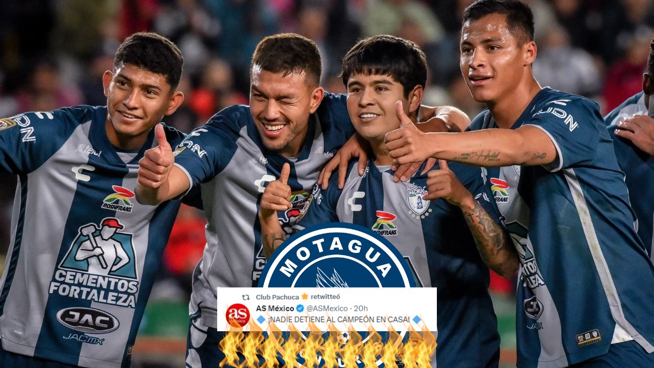 Pachuca presume dato para asustar al Motagua antes de verse las caras en Concacaf