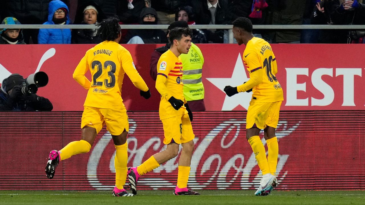 Barcelona vence a domicilio al Girona y le mete presión a Real Madrid en LaLiga de España