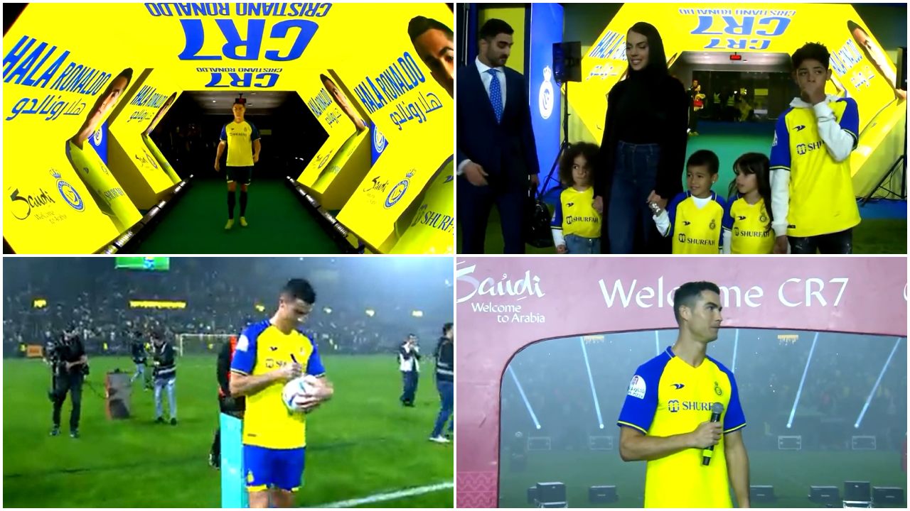 Cristiano Ronaldo desata locura en Al Nassr: bienvenida de sus compañeros, regalo a los aficionados y el ingreso de su familia