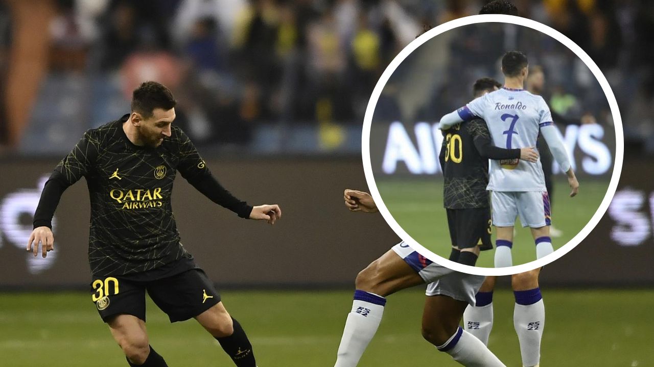 El tremendo gesto de Messi con Cristiano Ronaldo tras su reencuentro en Arabia Saudita