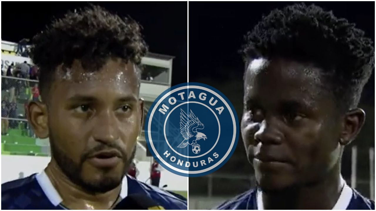 Juan Carlos Obregón habla de su debut con Motagua y Jonathan Núñez reacciona al insólito gol