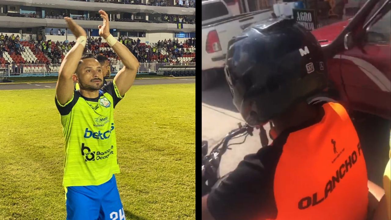 Omar Elvir sorprende 'a todo Olancho' por su inusual forma de llegar al duelo ante Olimpia