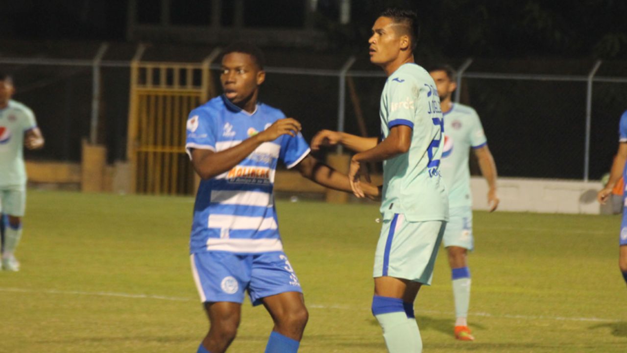 Motagua y Victoria se repartieron puntos en un intenso duelo en Olanchito