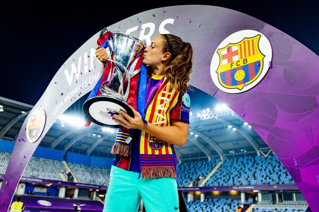 Putellas ha sido fundamental en la obtención de los trofeos de su club, pues ha sido la máxima asistente y/o goleadora en varias ediciones. Foto: FC Barcelona