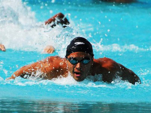 Allan Gutiérrez fue una de las promesas de natación en los Juegos Olímpicos de Río 2016. Foto: Internet