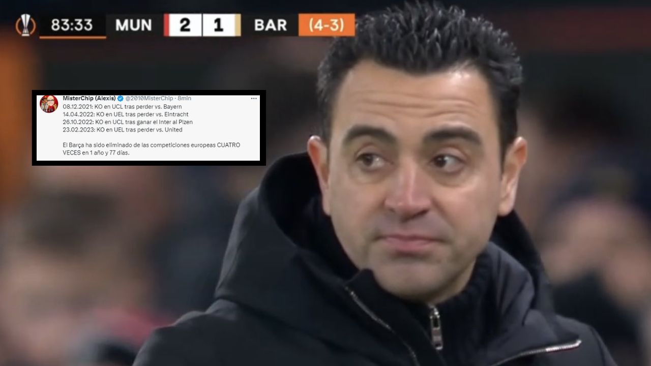 El espantoso dato del Barcelona que expuso MisterChip tras eliminación de Europa League