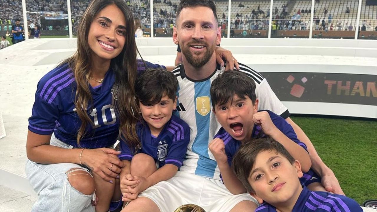 ¿Cómo se llaman los hijos de Messi?, quiénes son y dónde nacieron