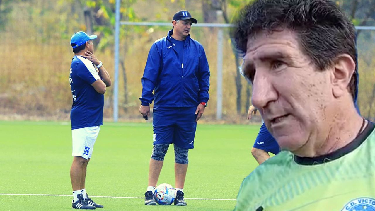 Héctor Vargas con felicitación a Diego Vazquez por su última decisión en la H