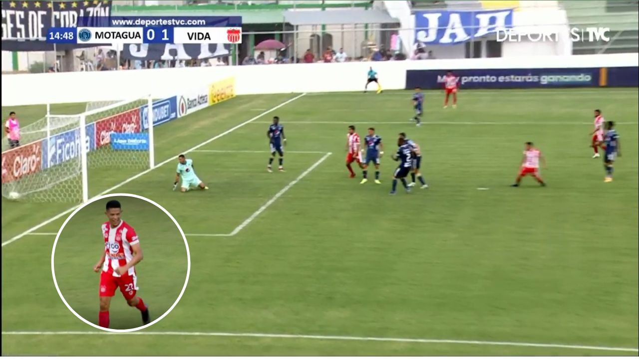 Así fue el gol de Jessé Moncada al Motagua tras dejar las filas del equipo