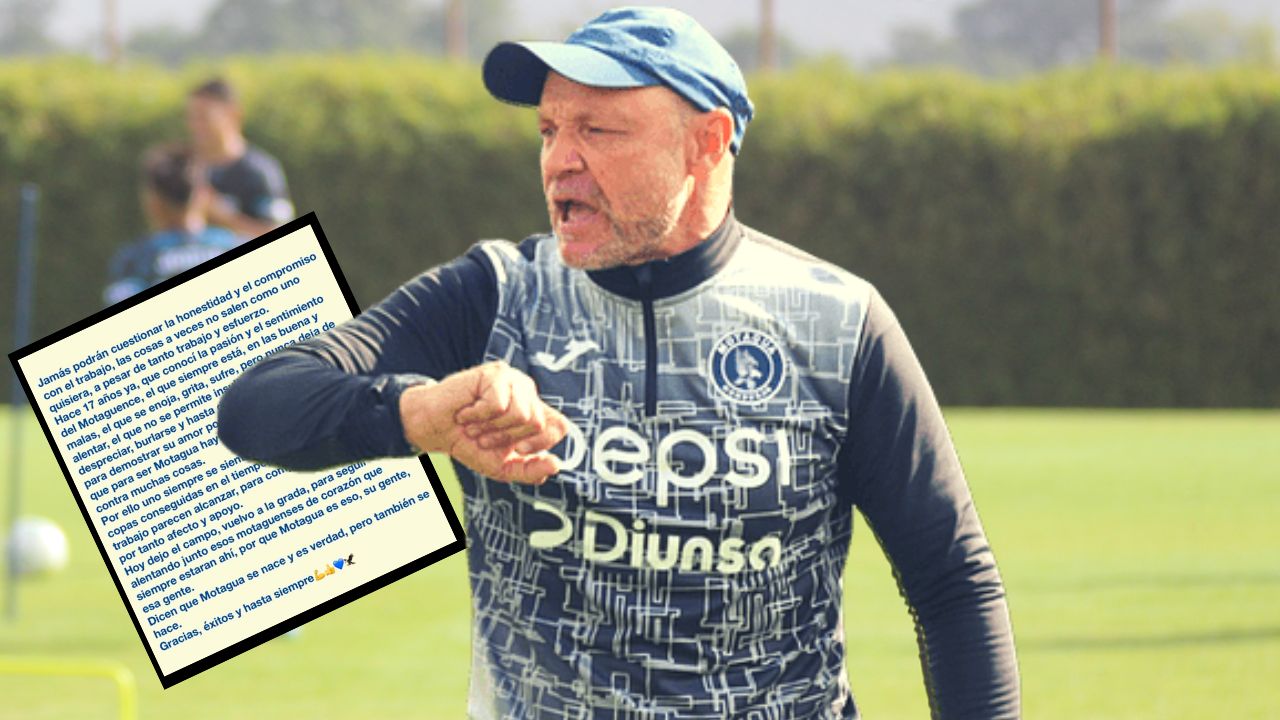 El sentido mensaje de Juan Bertani a los motagüenses tras salida del equipo