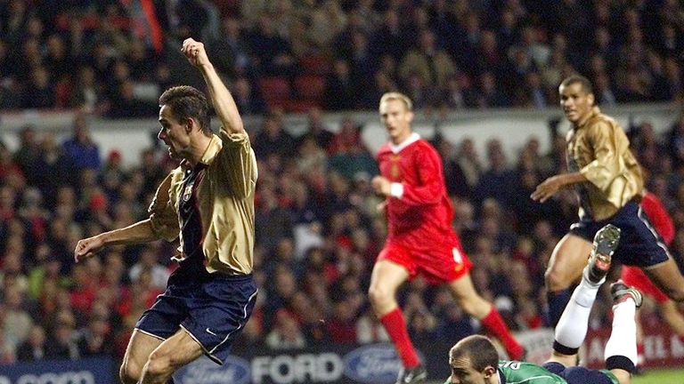 La última vez que el Barcelona llegó a semifinales de la Europa League, fue derrotado por el Liverpool. Foto: Sky Sports