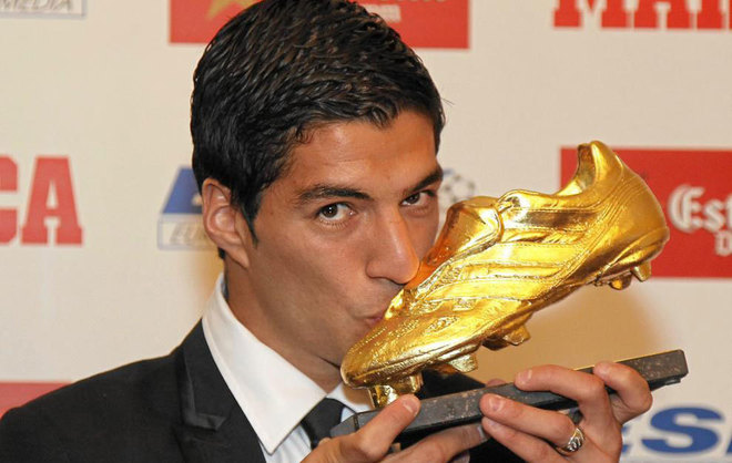 Luis Suárez ganó dos Bota de Oro: una en 2014 y otra en 2016. Foto: Marca