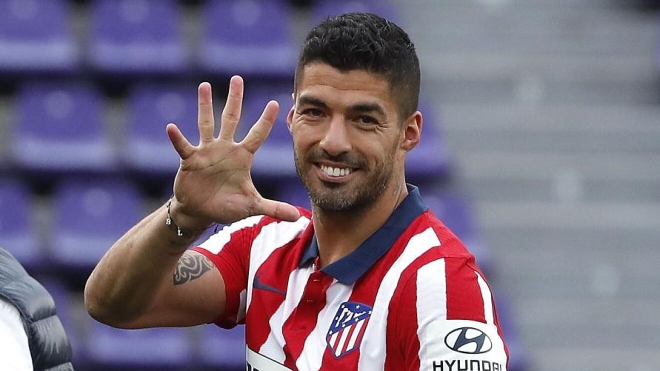 El delantero charrúa, Luis Suárez, es de los pocos jugadores que ha marcado más de cuatro pókers. Foto: Marca