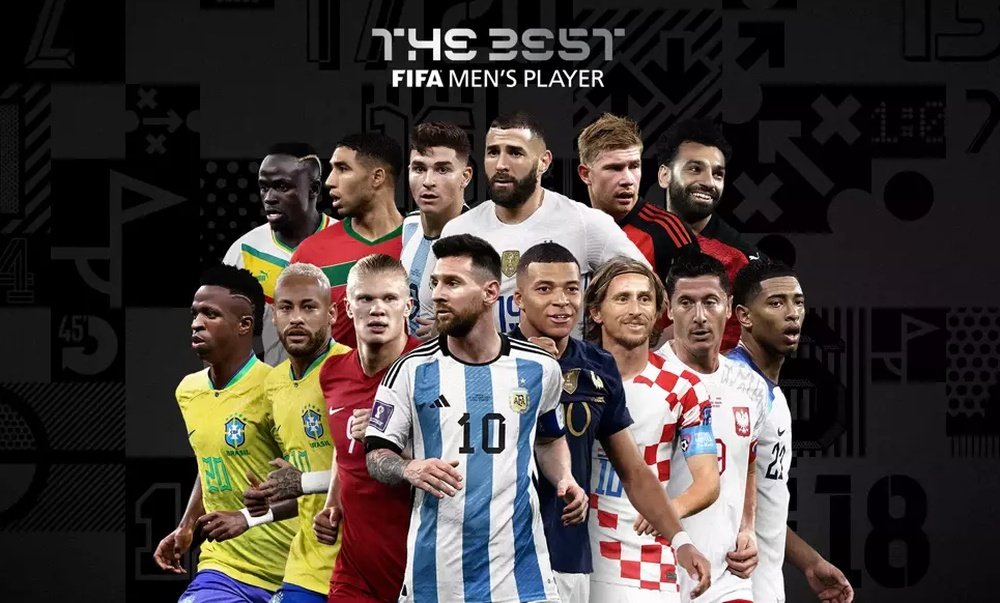 En cada categoría hubo más nominados, pero mediante una votación solamente quedaron tres finalistas por cada premio. Foto: FIFA