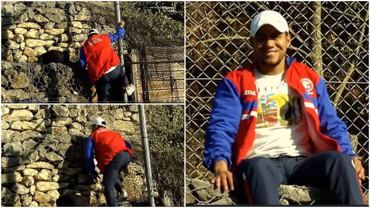 Aficionado del Olimpia se viraliza por su forma de ver los partidos en España