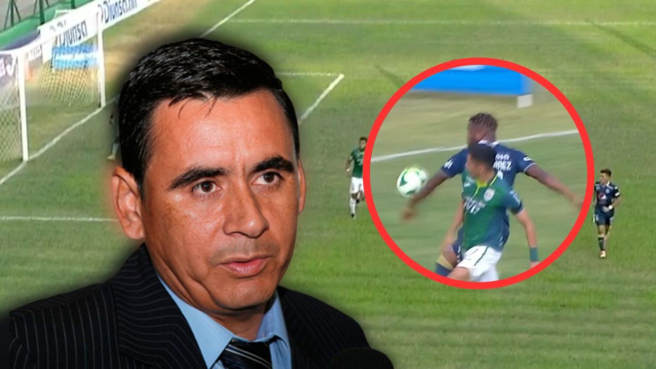 Benigno Pineda reacciona a la polémica mano que Marathón reclamó como penal ante Motagua