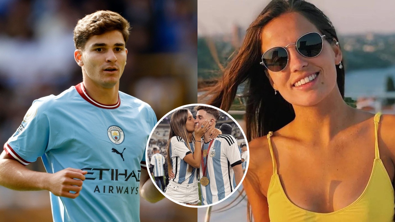 ¿Cómo se llama la novia de Julián Álvarez?, quién es la pareja del futbolista