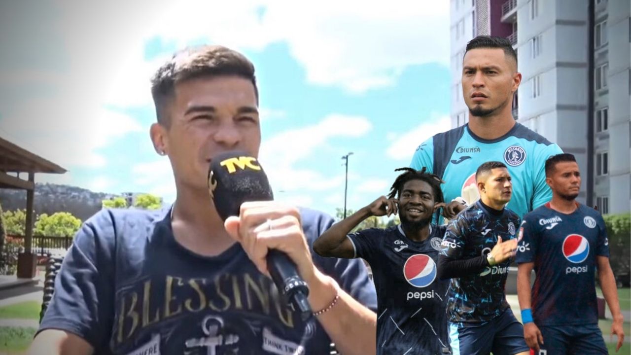 Gaspar Triverio reacciona a los apodos más raros de los jugadores de Motagua