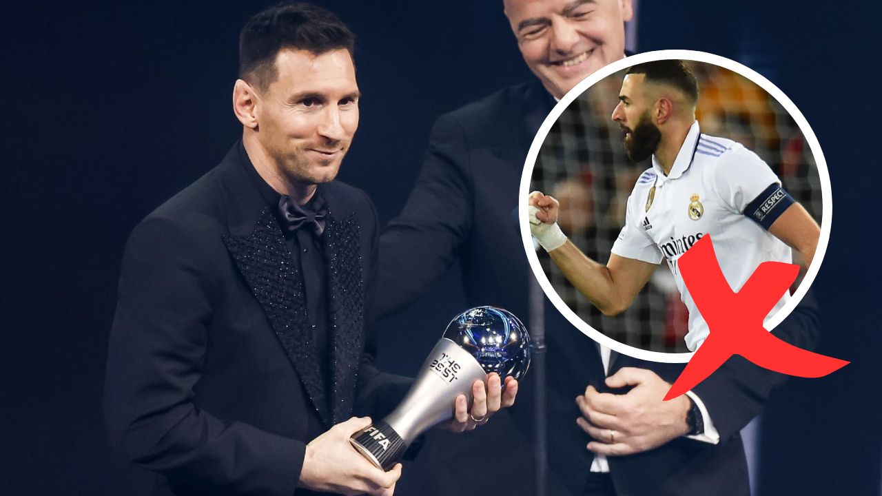 Estrella de Real Madrid explica la razón por la que eligió a Messi y no a Benzema en los The Best