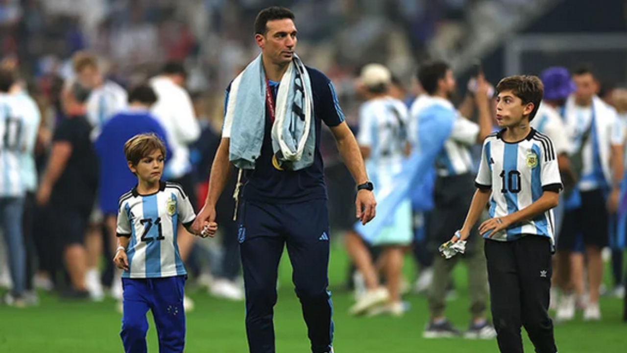 Hijos de Lionel Scaloni, ¿quiénes son y cuántos años tienen?