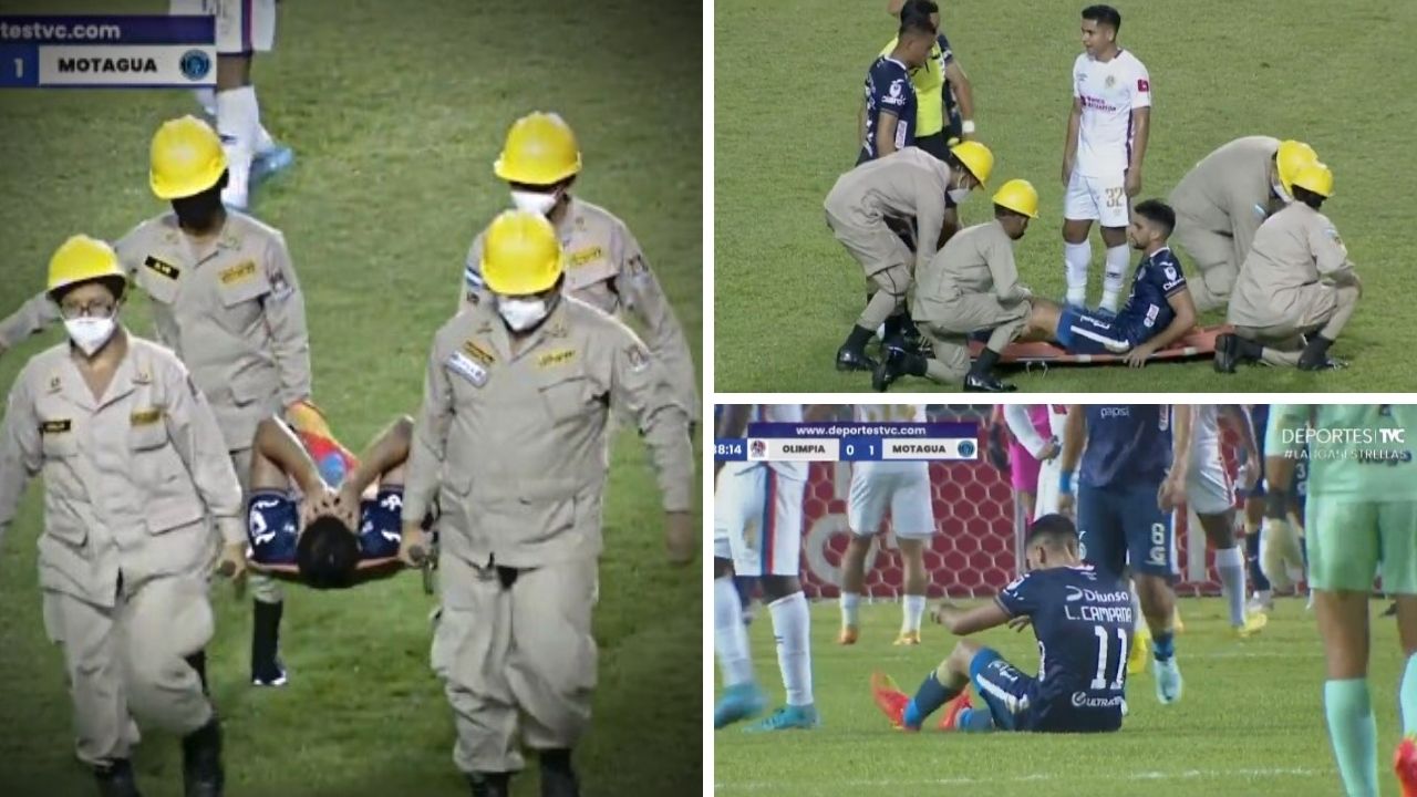 Se confirma la lesión de Lucas Campana y cuánto tiempo estará de baja con Motagua
