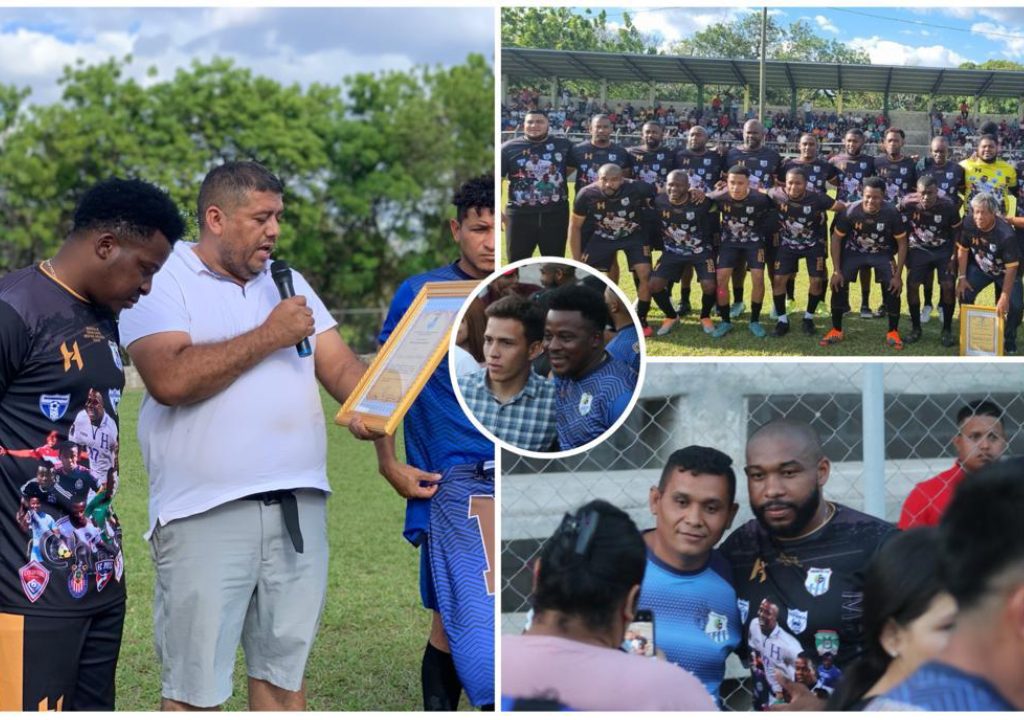 Marvin Chávez se reitra y recibe homenaje entre leyendas del fútbol hondureño en Orocuina, Choluteca