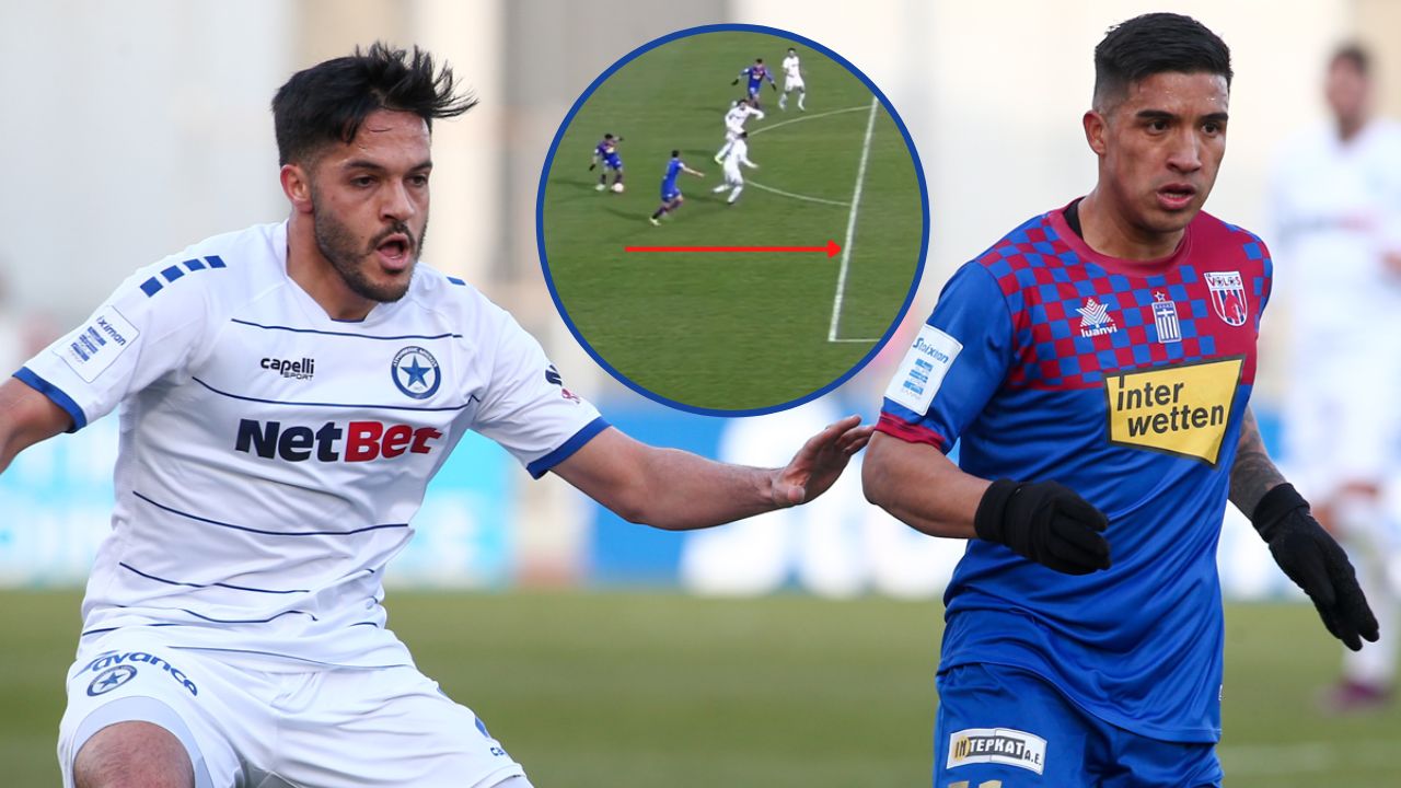 Michaell Chirinos brilla con asistencia que le dio el triunfo a Volos FC ante Atromitos