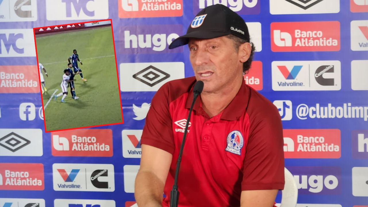 La respuesta de Pedro Troglio sobre el polémico penal y los elogios al Motagua