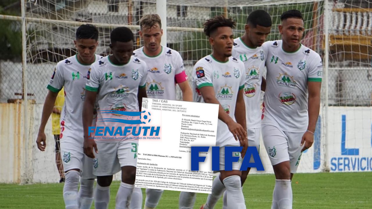 Platense con primera novedad en su caso tras su queja ante el TAS