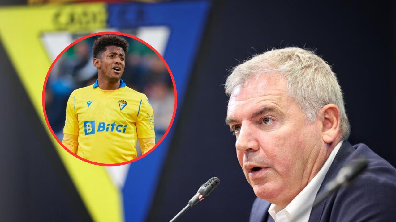 Presidente de Cádiz muestra su molestia respecto al fichaje de Choco Lozano