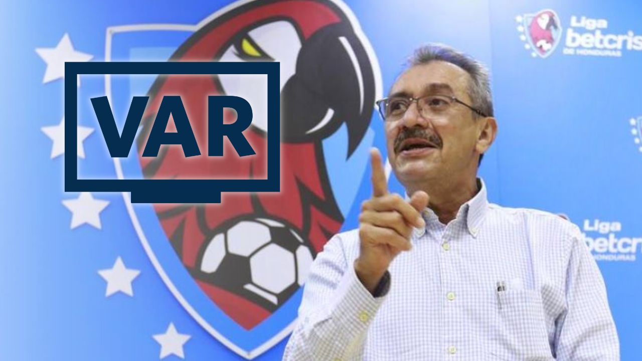 Presidente de la Liga Nacional revela en qué torneo llegará el VAR al fútbol hondureño