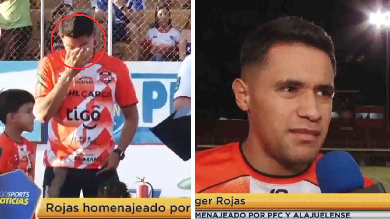 Roger Rojas no resiste y se sincera tras el especial homenaje recibido en Costa Rica