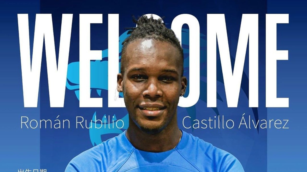 Rubilio Castillo es presentado en China y brinda sus primeras palabras como jugador del Nantong Zhiyun