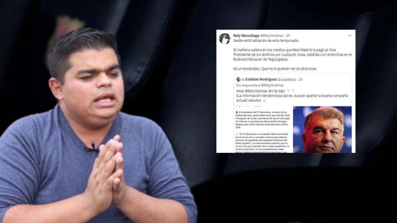 Rely Maradiaga estalla sobre el escándalo del Barcelona y esto dijo en sus redes sociales