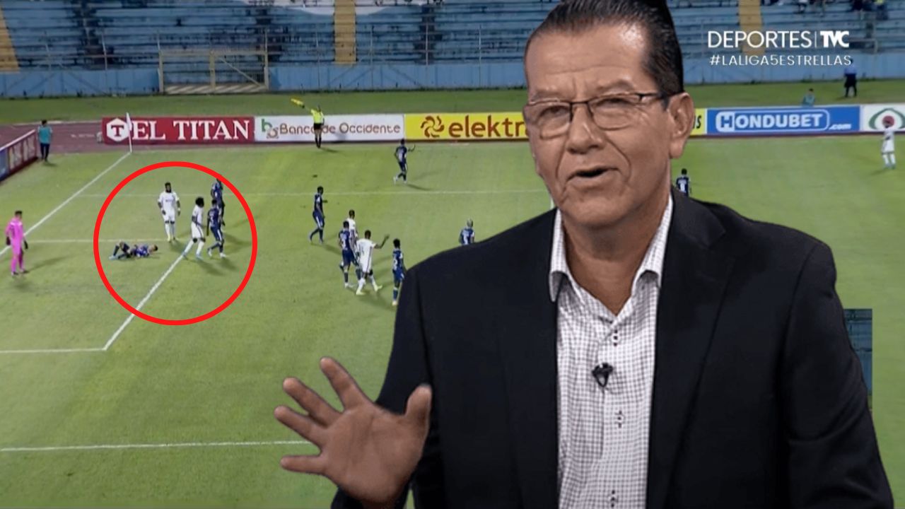 Reynaldo Salinas analiza la jugada donde le marcaron penal al Olimpia