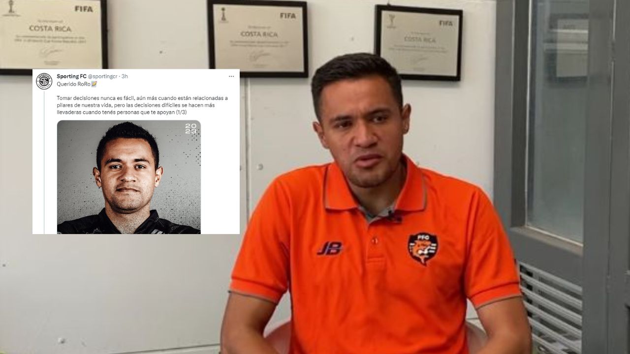 Sporting FC envía emotiva carta a Roger Rojas tras anunciar su retiro temporal del fútbol
