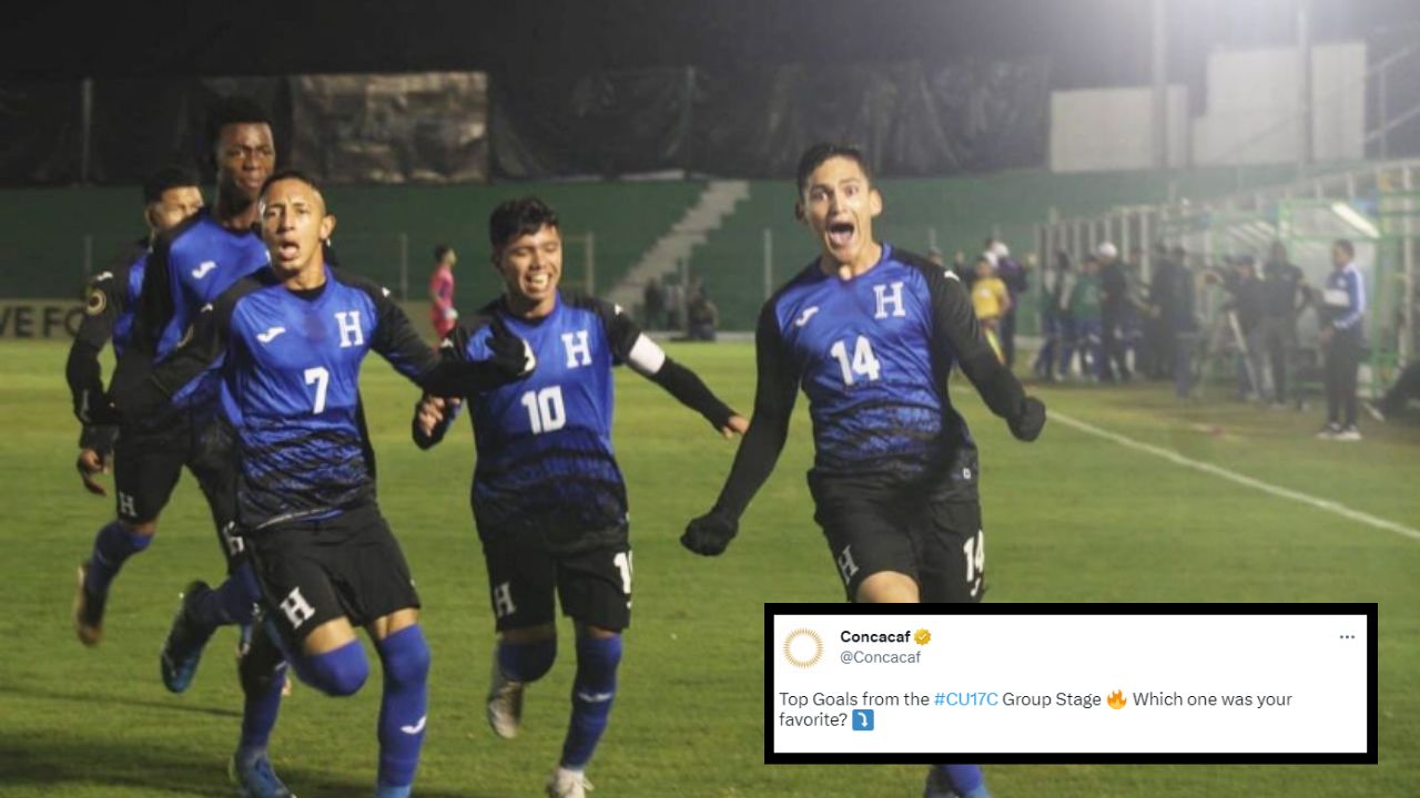 Gol de la sub17 de Honduras elegido como el mejor de la fase de grupos