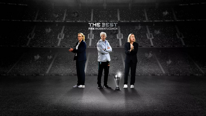 Finalistas al Entrenador de Fútbol Femenino de la FIFA. Foto: FIFA