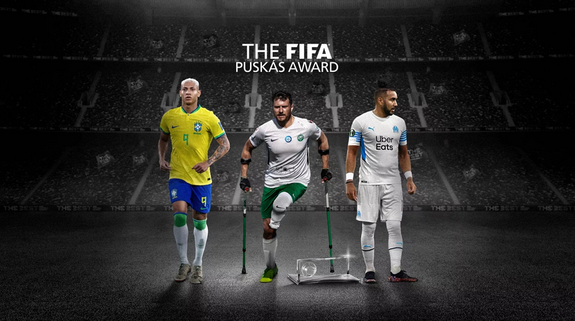 Finalistas al Puskas de la FIFA. Foto: FIFA