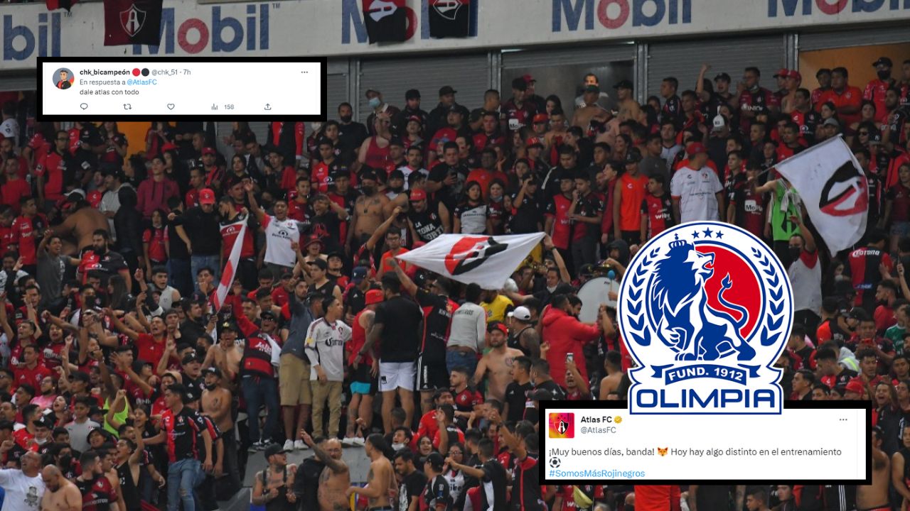 Aficionados del Atlas aconsejan a su equipo antes de que viaje para enfrentar al Olimpia