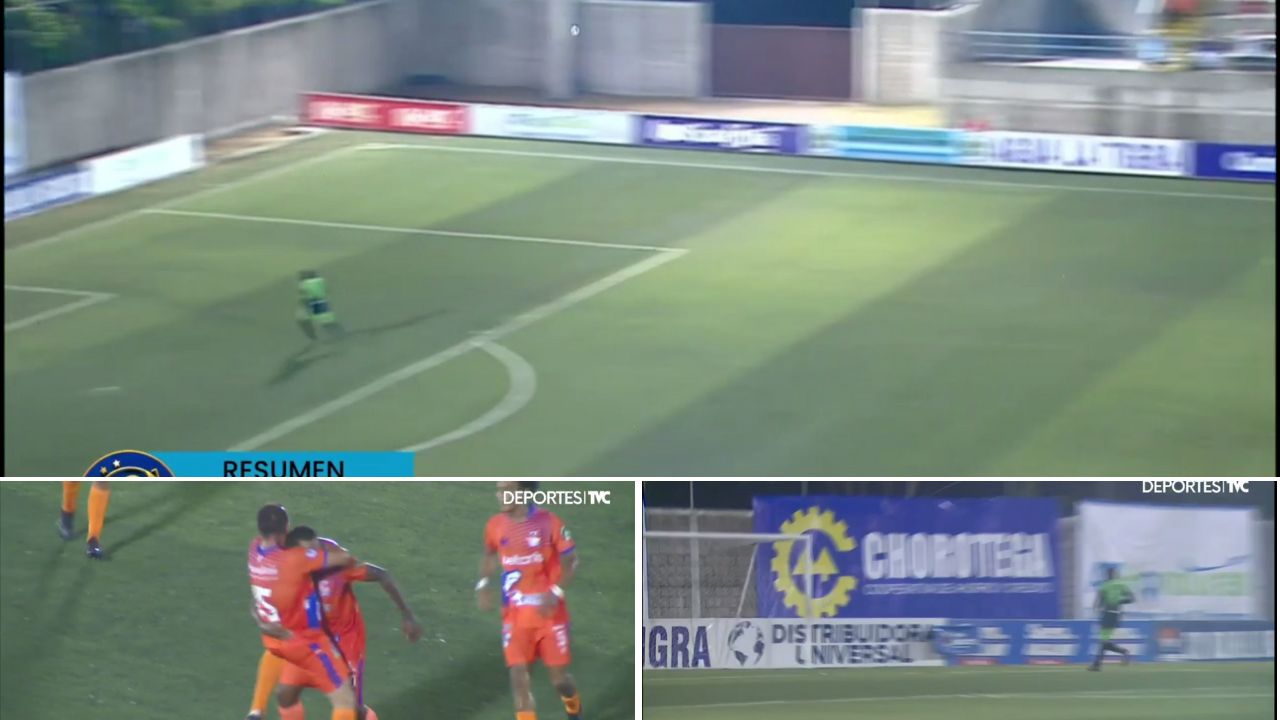 Así fue el golazo del Caguama Cerna que significó su doblete ante Honduras Progreso