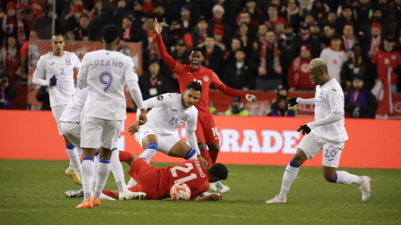 Honduras fue goleado por Canadá y se le esfuma la oportunidad de estar en el Final Four 2023