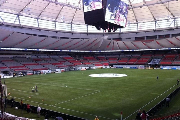 El Estadio BC Place tiene capacidad para 54 mil 500 aficionados. Foto: BeSoccer
