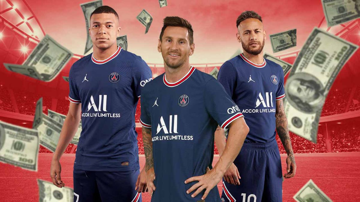 Lionel Messi es el segundo futbolista mejor pagado del PSG, solamente detrás de Kylian Mbappé, quien recibe más de 55 millones de euros al año. Foto: Diario AS