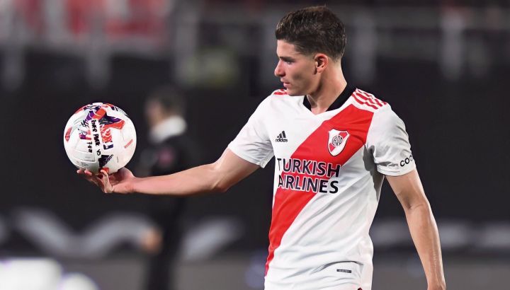 Julián Álvarez fue el máximo goleador de la Liga Argentina en 2021, anotando 18 goles. Foto: Redes sociales