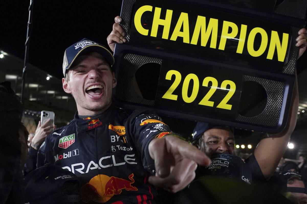 El piloto neerlandés, Max Verstappen, conquistó el bicampeonato de la F1 en 2022. Foto: Associated Press