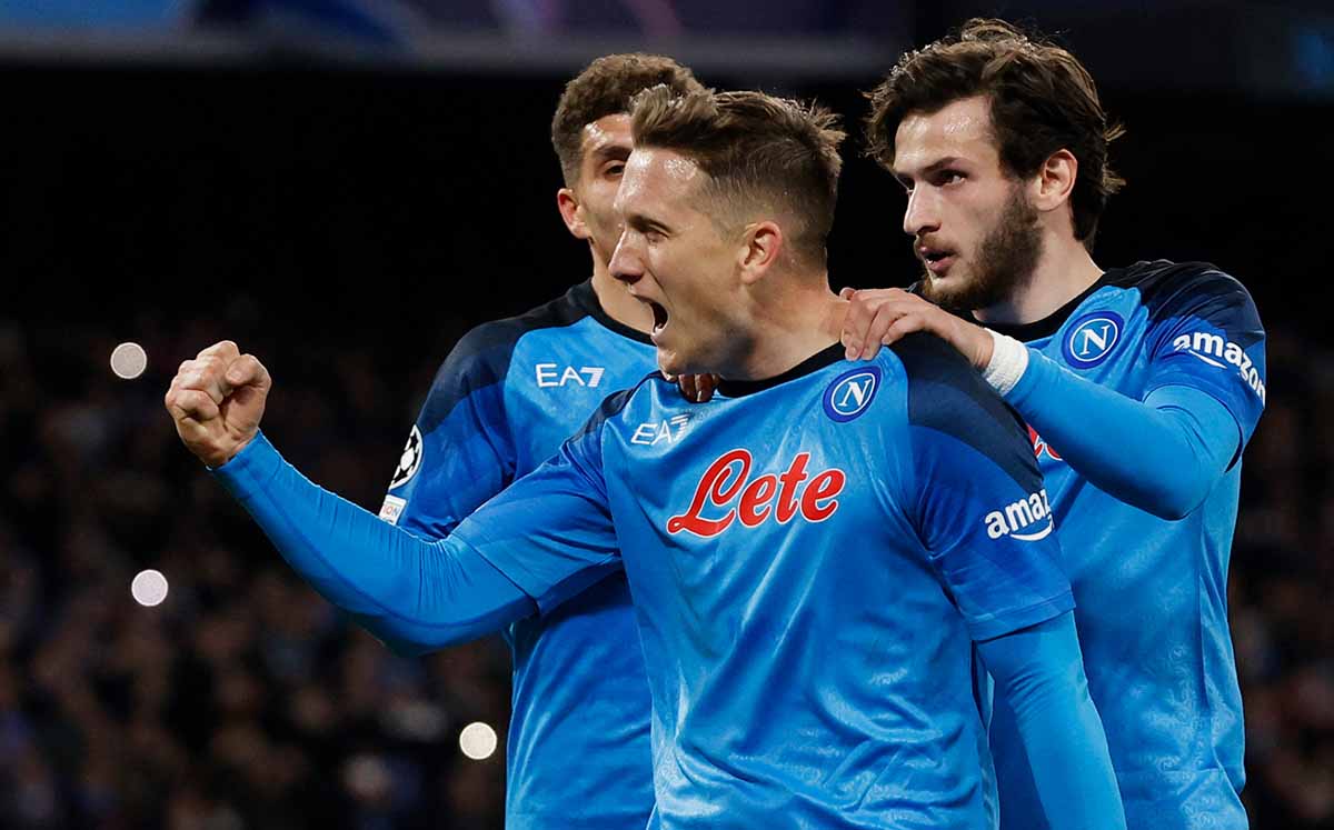 En esta edición de la Champions, el Napoli, por primera vez, avanzó a los cuartos de final. Foto: Reuters